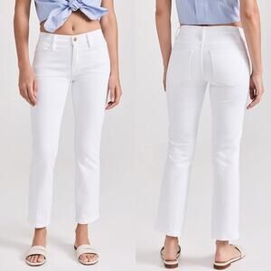 FRAME Women's White Le High Straight High Waisted Jeans (Sz 30)